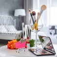 thumbnail image 2 of MasteelfCA Creative Mini Plastic Shopping Cart Rought Iron Storage Basket Random Color, 2 of 8