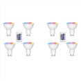 thumbnail image 1 of 8pcs Gu10 Bulbs and 1remote Control with Memory Function 17colors Changeable Spot Ligh 4dynamic Lighting Modes Spotlight,8 x GU10 bulbs 2 x remote control, 1 of 6