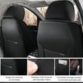 thumbnail image 5 of Car Seat Cover for Toyota Camry 2026, Premium Leather 5 Seats Full Set With a Headrest and Lumbar Support Beautify Interior, Black and Brown Car Seat Covers, Protect Car Seats, 5 of 7