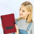 thumbnail image 5 of Kebiory for Pritom M10 Inch Case, Heavy-Duty Drop-Proof Shock-Resistant Kids Friendly Protective case for QuntiCO Y10/Voger priorpad X100/Digiland Tablet DL1036/Gateway 10.1 HD Tablet (Red+Blue), 5 of 6