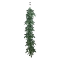 LanSuare 3.9FT Christmas Norfolk Pine Garland, Real Touch Artificial Pine Faux Greenery Garland, Winter Christmas Garland for Table, Mantle, Fireplace, Outdoor Xmas Decorations