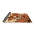 thumbnail image 2 of Ahgly Company Indoor Round Abstract Orange Modern Area Rugs, 6' Round, 2 of 4