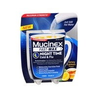 UPC 363824233048 product image for Mucinex Fast-Max Hot Drink Mix Medicine, Night Time Cold and Flu Relief, 4 Count | upcitemdb.com