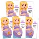 thumbnail image 1 of 40 lindos juegos de baby shower - Tarjetas de rifa de billetes de lotería para raspar Juego de baby shower - Boletos de rifa 4 tarjetas de ganadores y 4 diseños diferentes de tarjetas de perdedor, 1 of 1