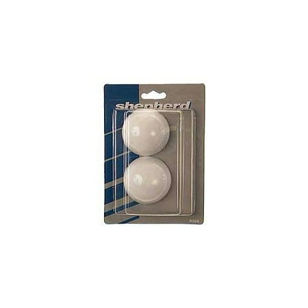 White Wall Door Stop - Shepherd 9568 2-3/16