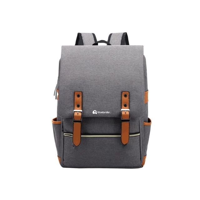 Mochila Antirrobo de doble Broche magnético y puerto de carga USB Bluelander (Gris) Bluelander MOC-BG004002