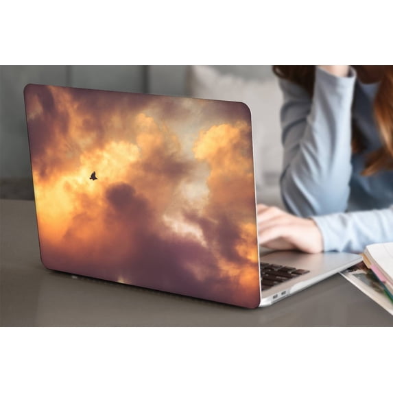 KSK KAISHEK Protective Case Hard Cover Only Compatible MacBook Pro 15" with No Touch No USB-C + Black Keyboard Cover Model: A1398 Sky Series 1047