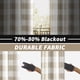 thumbnail image 4 of Cortina DriftAway Buffalo Plaid con aislamiento térmico, 274 x 213 cm, 4 of 9