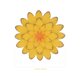 thumbnail image 2 of VERDANVERSE 1Ud Colgante De Flor De Hierro Reutilizable Para Decorar Amarillo, 2 of 6