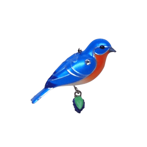 2019 Eastern Bluebird (Beauty of Birds) Hallmark Keepsake Christmas Tree Ornaments QXM8309