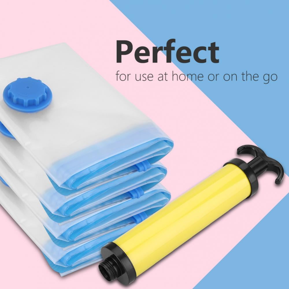 Compress Store Bags Vacuum Space Storage Saver Bags with Hand Pump Organize
