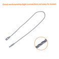 thumbnail image 4 of Uxcell Cotton Hang Tag String Snap Lock Price Tag Fastener Ties 100 Pcs Dark Gray 7.8 in, 4 of 7