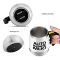 thumbnail image 4 of CHO Automatic Stirring Mug(pink), Automatic Stirring Stainless Steel Coffee Mug, 4 of 5
