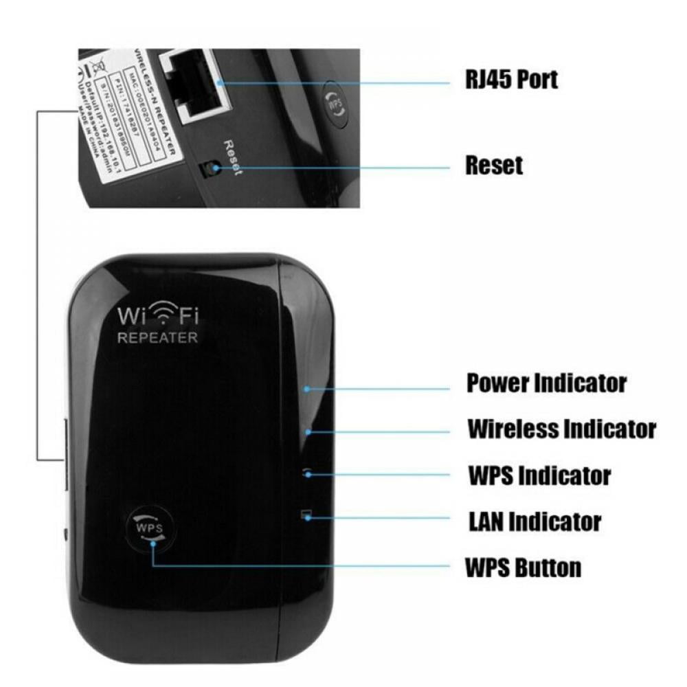 Generic Répétiteur booster amplificateur wifi 300 mbps internet