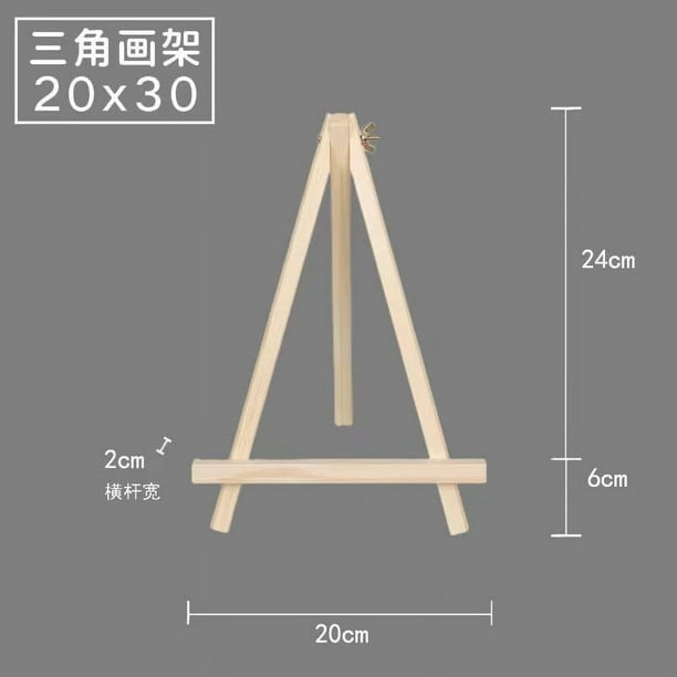 Mini caballete de madera de escritorio para niños, pequeño caballete plegable para óleo, caballete de mesa, trípode