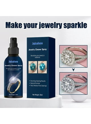 QUSENLON Gentle Jewelry Cleaner Solution Gold Silver Fine