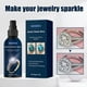 thumbnail image 2 of Gentle Jewelry Cleaner Solution for Gold, Silver, Diamond Rings, Fine Gemstones | Non-Ammonia Liquid | Safe for Metal, Pearl, CZ, Beads | 50ml Bottle | Easy Brush Application, 2 of 9