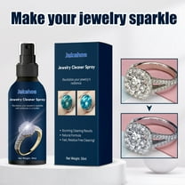 Amacok Gentle Jewelry Cleaner Solution Gold Earrings Diamond Rings Fine Jewelry Cleaner 50Ml
