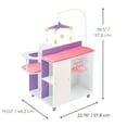 thumbnail image 4 of Olivia's Little World Two-Sided Wooden Baby Doll Changing Station, 4 of 15