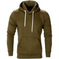 thumbnail image 1 of Sexyshine Otoño Invierno Casual Manga Larga Cuello Embudo Cuadros Jacquard Jersey Con Capucha Top Sudadera Sudaderas, 1 of 4