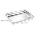 thumbnail image 2 of EIGTHTAIL 3pcs Stainless Steel Rectangular Oven Pan Heavy Duty Tray Deep Edged Oven Pan, 2 of 8