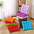 thumbnail image 4 of AnuirheiH Soft Seat Cushions, Polka Dot Print Outdoor Seat Pads Garden Dining Home Office Patio & Outdoor Décor 16x16'',Green, 4 of 7