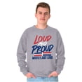 thumbnail image 5 of Loud Proud Dominican Heritage Pride Sweatshirt for Men or Women Brisco Brands S, 5 of 5
