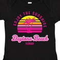 thumbnail image 4 of Inktastic Summer Enjoy the Sunshine Daytona Beach Florida in Pink Boys or Girls Baby Bodysuit, 4 of 5