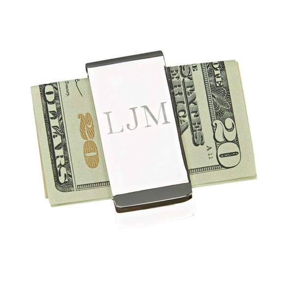 Contemporary Home Living 2" x 1" Plain Money Clip