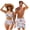 Coral Starfish, variant on USA Design Matching Swimsuits for Couples Patriotic Women's 2 Piece Bikini Sets Halter Summer Shorts for Men Couples Swimwear His and Hers Swimsuits Matching Set