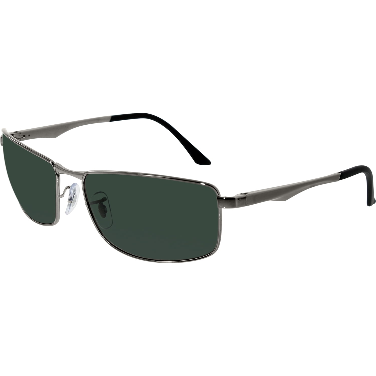 Ray-Ban Zonnebril Frame Alleen RB 3498 002/9A Zwart Rechthoekig Metaal 61 mm Accessoires Zonnebrillen & Eyewear Brillen 