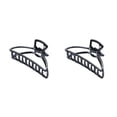 thumbnail image 2 of maskred Fashion Claw Clips Large Simple Style Handy Simple Style Sturdy Exquisite Accessories Barrettes for Women Dark Black/Arc 2Set, 2 of 6