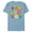 Ocean Blue, variant on Groot Faces 1970s Retro Guardians of the Galaxy - Short Sleeve Blended T-Shirt for Adults - Customized-Yellow