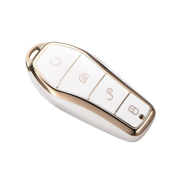 serony Auto Key Fob Cover Protector for Byd Atto 3 Replace High Quality White