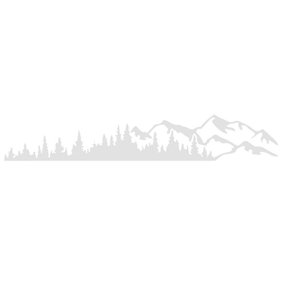 1 Pcs Universal Vinyl Trees Mountain Forest Graphic Stickers Car Emblem Graphic Emblem Sticker Body Window Decals for RV, Caravan, Car, Truck