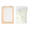 thumbnail image 1 of 1 Set of DIY Handmade Paper Making Tools Paper Making Mold Frame Dry Pulp, 1 of 6