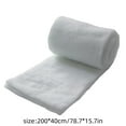 thumbnail image 2 of Christmas Artificial Snow Blanket - Holiday Fiberfill Realistic Snow Roll for Christmas Village Display, Indoor Outdoor Winter Mantel Porch Decor Fireplace Display, 2 of 9