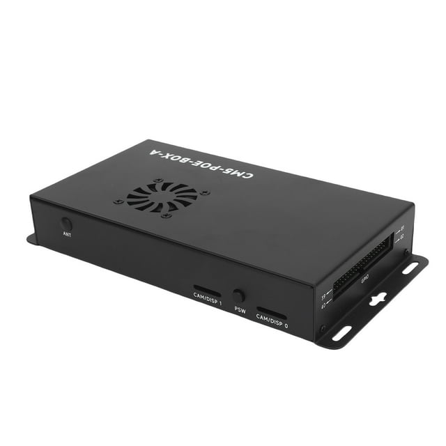Compute Module 5 PoE Expansion Board with Shell, Power Over Ethernet Support Compute Module 5 PoE Base Board Replacement for Pi, with MIPI, M.2, USB, Ethernet Interface