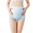 thumbnail image 3 of CAIXIA Seamless Maternity Thongs for Women, No Show Maternity Shapewear Over The Belly, Pregnancy Belly Support Panties, 3 of 9