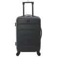 Protege 20" HardSide Rolling Carryon with 4Wheels Spinner Black