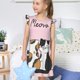 thumbnail image 4 of Fotbe Cute Cats Vestido de Dormir para Niñas de 3 a 10 Años, Mangas Cortas, Estilo Princesa, Pijama Camisón con Mangas Voladas-Medium, 4 of 6