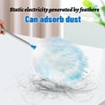 thumbnail image 4 of 5PCS Extendable Lambswool Duster with 35-55 Inch Adjustable Aluminum Handle,Feather Duster Static Electricity Dust Adsorption, Reusable Cleaning Tool for Home, Car, Office, Ceiling, Furniture, 4 of 4