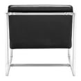 thumbnail image 4 of Zuo Modern® Carbon Occasional Chair, Black/Chrome, 4 of 7