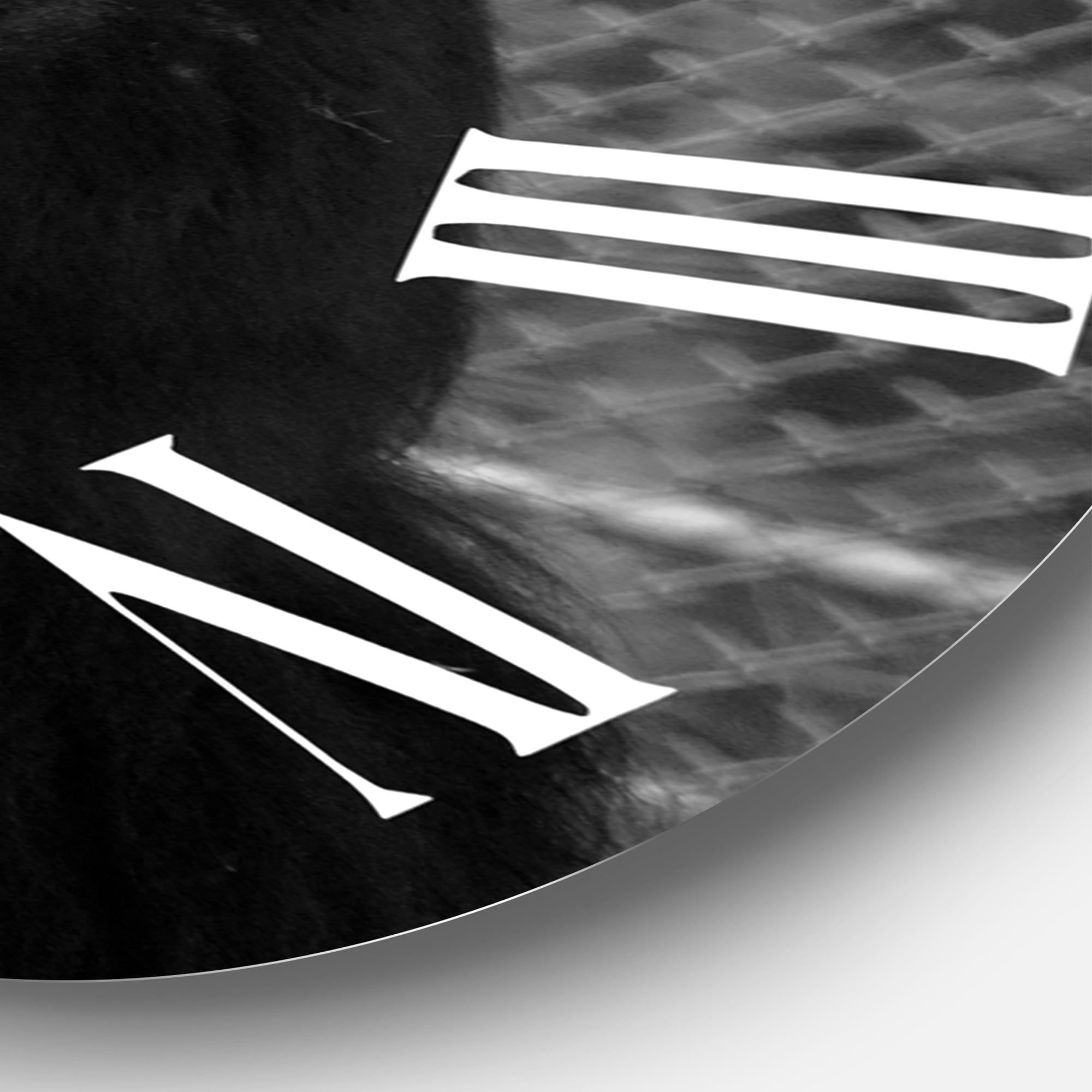 Designart 1 in Farmhouse Wall Clock