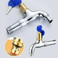 thumbnail image 1 of Household With Lock Faucet Quick Opening Spout Into The Wall Mop Outdoor Abuse Stainless Steel Copper Durable Kitchen Faucet with Filte Water Spout Faucet Adapter Hallway Kitchen Remodel, 1 of 3