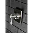 thumbnail image 2 of Kingston KS3048TAL Tudor Single-Handle Three-Way Diverter Valve with Square Trim Kit in Brushed Nickel, 2 of 9