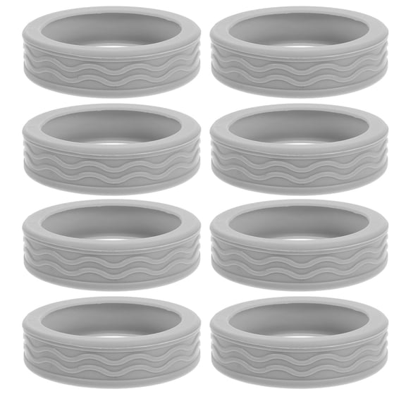 OUNONA  8 Pcs Carry Suitcase Wheel Covers Protective Luggage Bag Protector