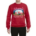 thumbnail image 3 of Happy Glamper | Fancy Camping Camper Van Caravan | Nature Lover Unisex Crewneck Sweatshirt, Red, M, 3 of 5