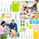 thumbnail image 4 of Juego de cortador de cocina para niños pequeños, cuchillo de plástico para pastel, cuchillos de fruta, herramientas peladoras DIY, accesorios de cocina, 4 of 5