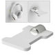 thumbnail image 2 of Soporte para auriculares soporte para auriculares con tornillos y conveniente de usar - Blanco, 2 of 8
